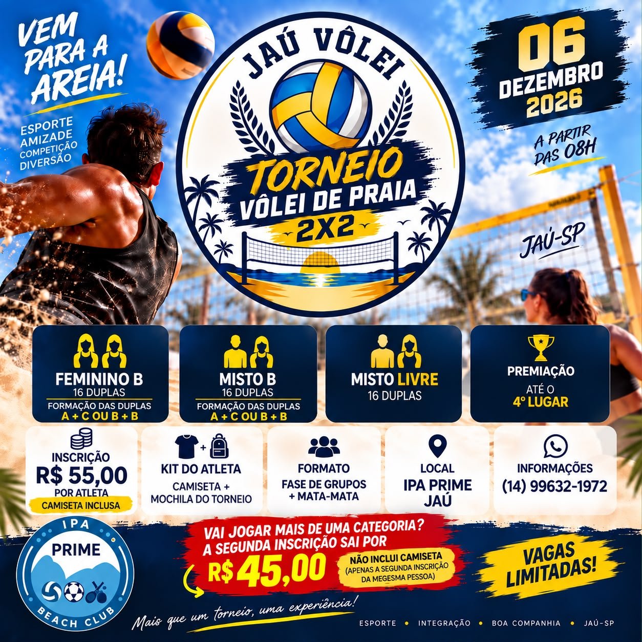Torneio Jaú Vôlei de Duplas 2x2